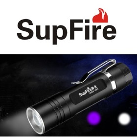 Torcia UV Ricaricabile Luce ultravioletta Professionale UV03 Zoom Flash Distanza 1 metro