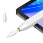 Pennino digitale penna capacitiva Touch Screen punta fine Pen Tablet Baseus Active Pen (bianco)