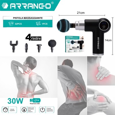 Pistola per massaggi muscolari articolazioni piedi e mani professionale