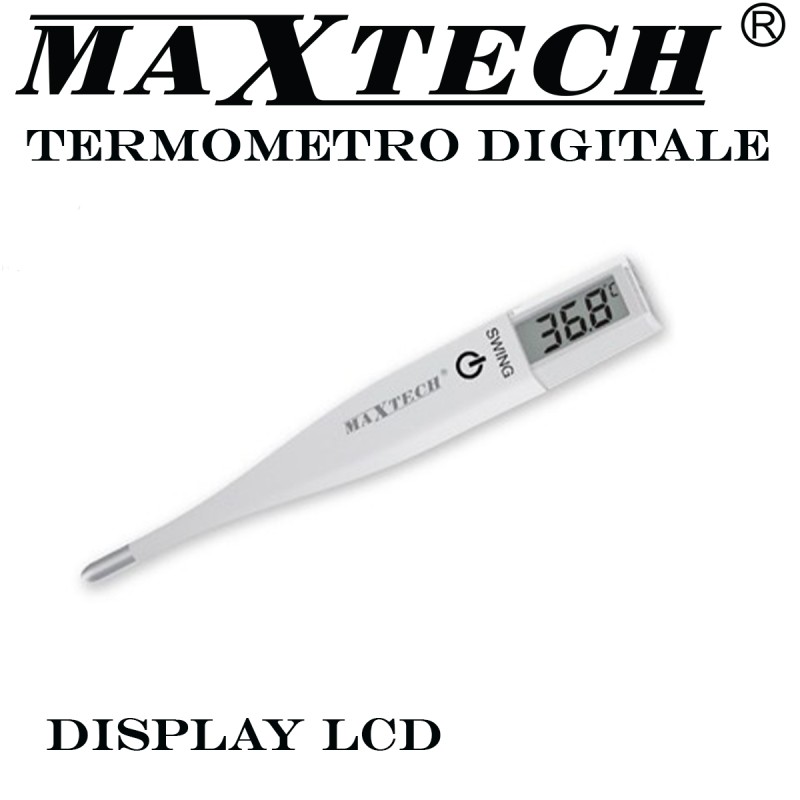 TERMOMETRO DIGITALE DISPLAY LCD TEMPERATURA VELOCE BAMBINI ADULTI