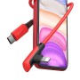 Cavo dati USB C con 8 pin M/M per iPhone 18W 1,2 M Baseus Rosso