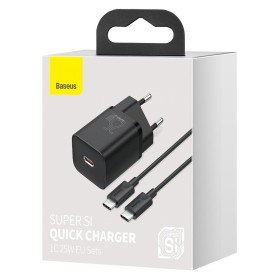 Caricabatterie Alimentatore rapido Beasus 1C 25W cavo USB-C per USB-C 1m