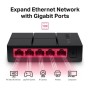 Switch Desktop 5-Porte Mercusys MS105G 100/1000Mbps