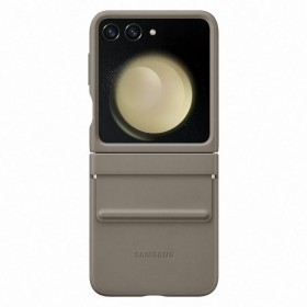 Custodia Originale in ecopelle per Samsung Galaxy Z Flip 5 - marrone