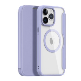 Custodia per iPhone 15 Pro Max Dux Ducis Cover magnetica MagSafe Viola