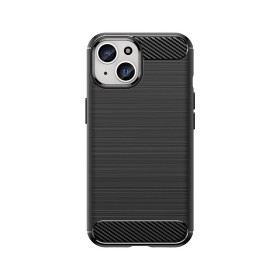 Custodia con motivo in Carbonio Cover per iPhone 15 - Nero