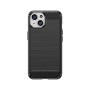 Custodia con motivo in Carbonio Cover per iPhone 15 - Nero