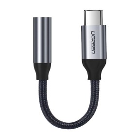 Ugreen Adattatore per cuffie da 3,5 mm mini jack a USB Tipo C 10 cm grigio