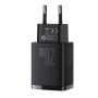Caricatore rapido USB Tipo C 20W 3A 3.0 compatto Baseus nero