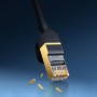 Cavo Ethernet ad alta velocità RJ45 Cat 7 10Gbps 2m Baseus nero