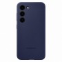 Custodia originale Samsung in silicone per Galaxy S23 cover blu navy