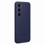 Custodia originale Samsung in silicone per Galaxy S23 cover blu navy