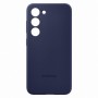 Custodia originale Samsung in silicone per Galaxy S23 cover blu navy