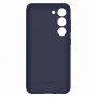 Custodia originale Samsung in silicone per Galaxy S23 cover blu navy