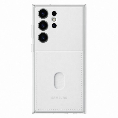 Custodia Originale Samsung per Galaxy S23 Ultra con retro intercambiabile bianco
