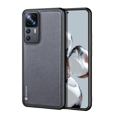 Custodia per Xiaomi 12T Pro / 12T con cornice in silicone - grigio