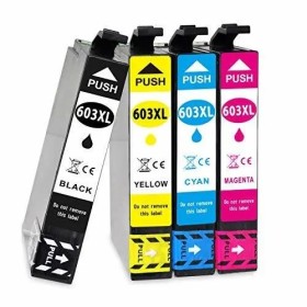 Cartucce T603XL Pacco Multiplo Giallo Nero Ciano Magenta compatibile per Epson