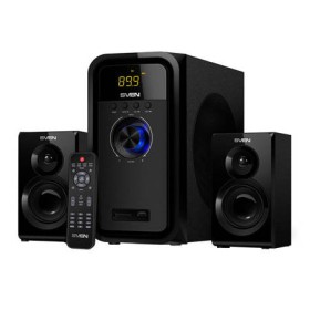 Casse 2.1 SVEN MS-2051 - 55W Professionali Karaoke Bluetooth Radio FM USB SD SVEN