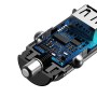 Caricabatteria da auto circolare Baseus PD QC4.0+ 5A 30W (nero)