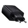Caricabatterie Baseus Caricatore rapido compatto, 2xUSB, USB-C, PD, 3A, 30W
