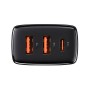 Caricabatterie Baseus Caricatore rapido compatto, 2xUSB, USB-C, PD, 3A, 30W