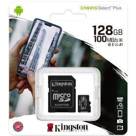 Memoria Micro SD Kingston 128 GB Canvas Select Plus 100 MB/s