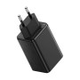 Caricabatterie rapido Baseus GAN6 Pro, 2xUSB-C + 2xUSB, 65W (nero)