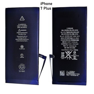 Batteria iPhone 7 Plus 2900 mAh Compatibile Pari Originale Garanzia 12 Mesi