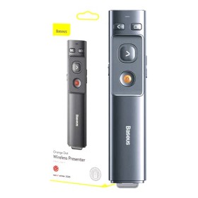 Telecomando multifunzione per presentazioni, con puntatore laser - grigio