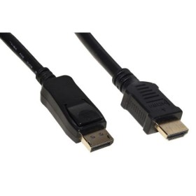 CAVO LINK DISPLAYPORT 1.2 TO HDMI 1.4, M/M, 3,0MT, 4Kx2K 30 HZ CONTATTI DORATI, NERO