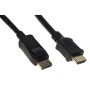 CAVO LINK DISPLAYPORT 1.2 TO HDMI 1.4, M/M, 3,0MT, 4Kx2K 30 HZ CONTATTI DORATI, NERO