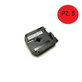 CASSETTA NASTRO (PZ. 5) COMPATIBILE NERO SU BIANCO 12mmX8m PER P-TOUCH 110