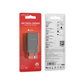 Alimentatore caricabatteria per smartphone USB 1A originale Borofone