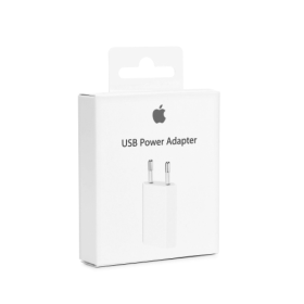 Caricabatterie iPhone Originale USB da Rete per iPhone/iPod  MD813ZM/A Bianco Blisterato 5W