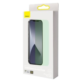 PROTEZIONE TOTALE Protezione schermo Display in Vetro temperato iPhone 12 mini verde a copertura totale con filtro anti luce bl